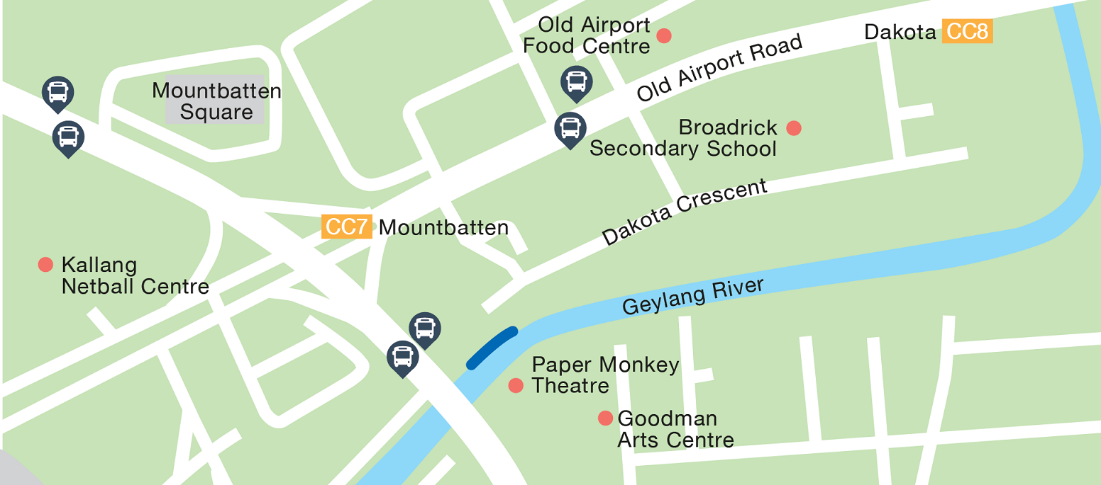 Geylang River Map